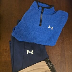 Under Armour Boys Sweatshirt With Sweatpants And Boxer Briefs!
